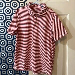Vineyard vines red striped polo